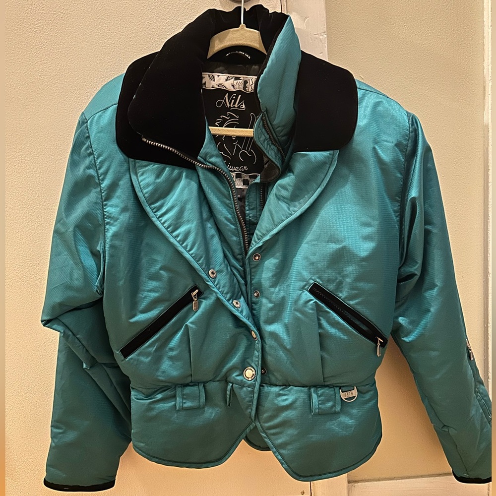 80s Nils Skiwear Jacket Size 10 Made in the USA